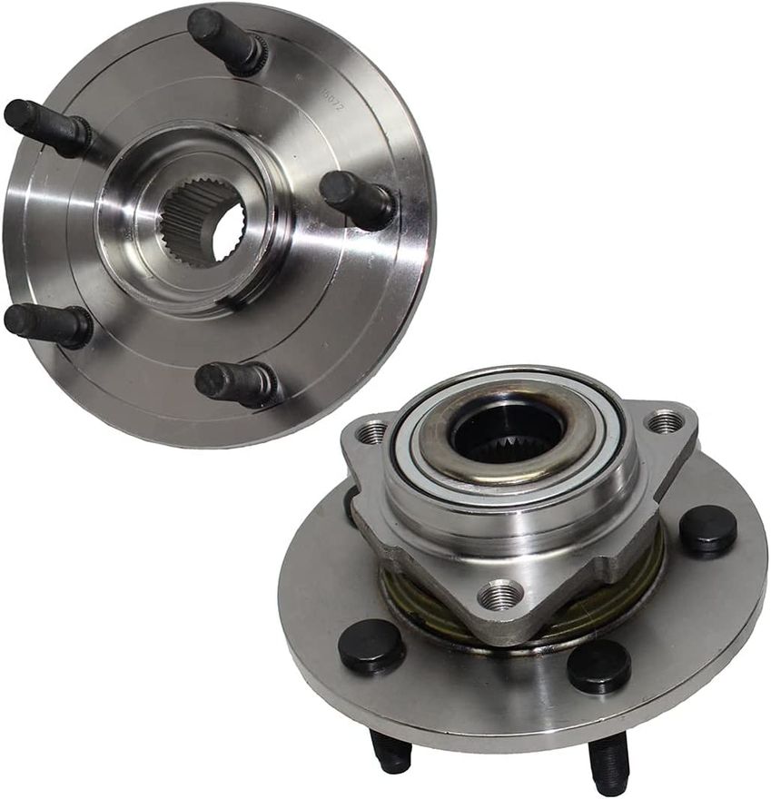 Front Wheel Hub and Bearings - 515072 x2