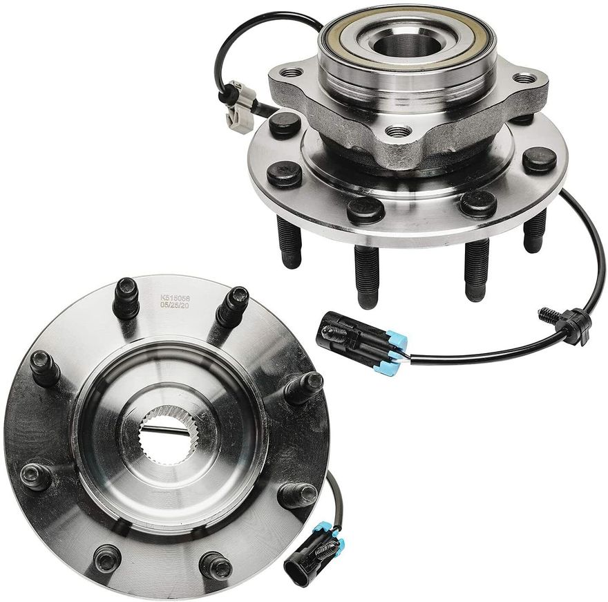 Front Wheel Hub and Bearing - 515058 x2