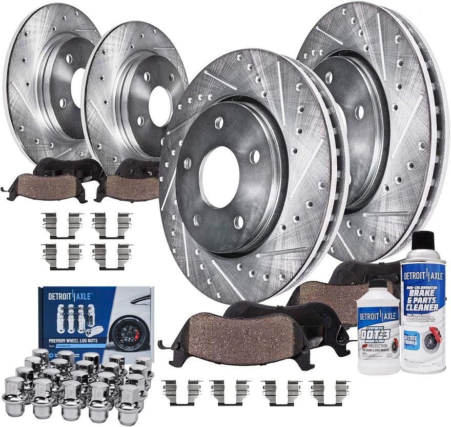 Main Image - Front Rear Rotors Brake Pads