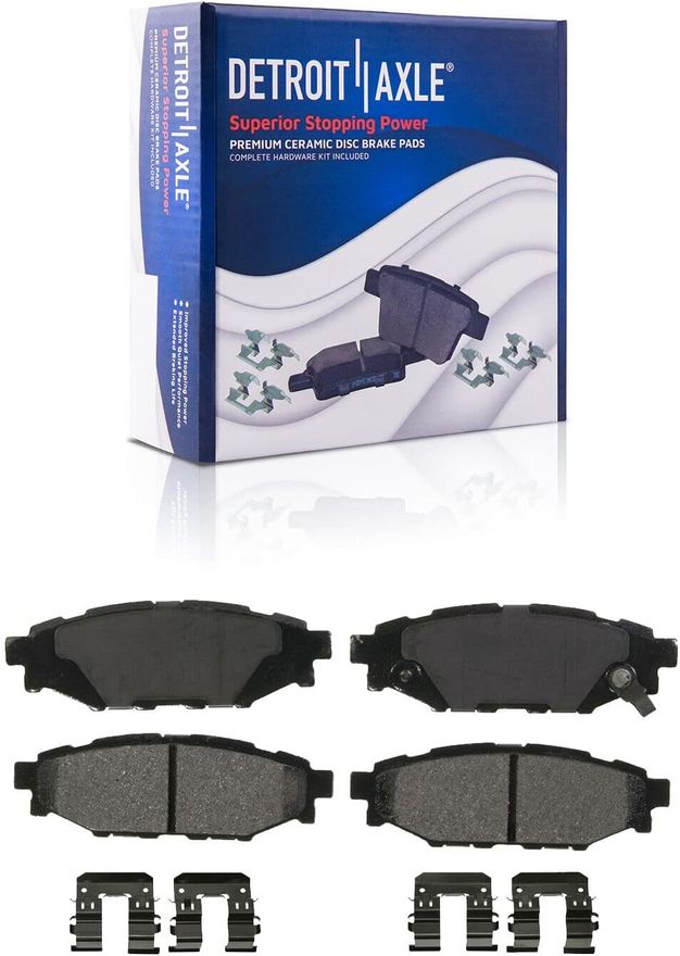 Rear Ceramic Brake Pad - P-1114 x2