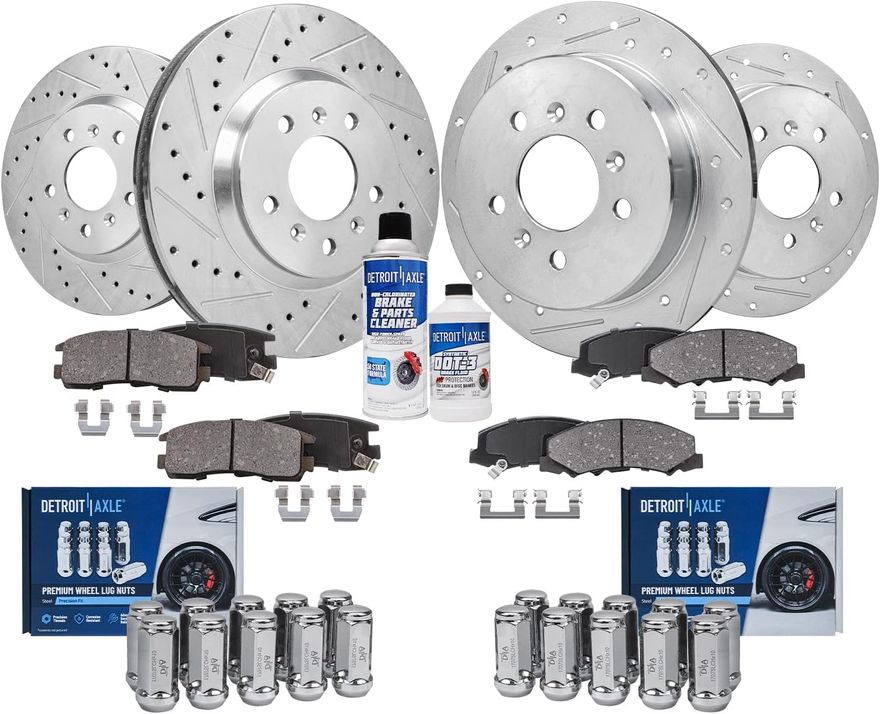 Main Image - Front Rear Rotors Brake Pads