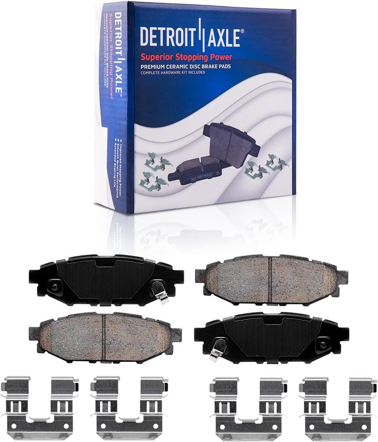 Rear Ceramic Brake Pad - P-1114 x2