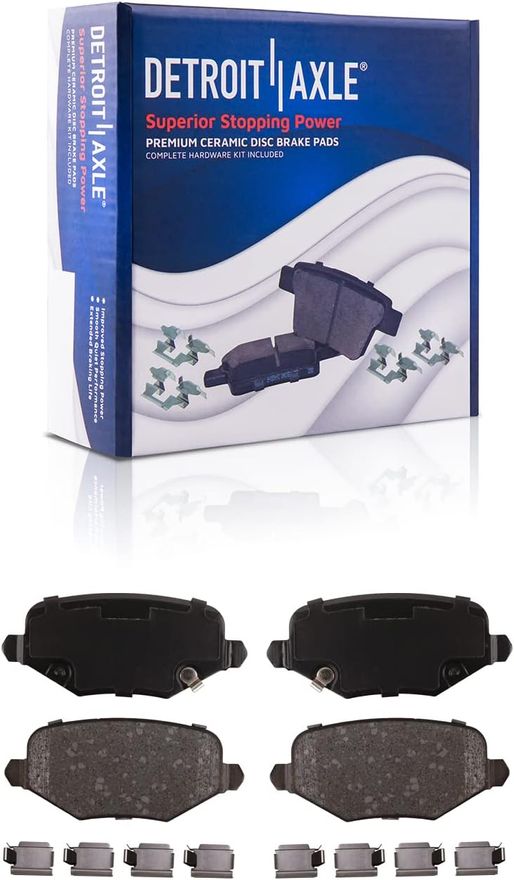 Rear Ceramic Brake Pad - P-1719 x2