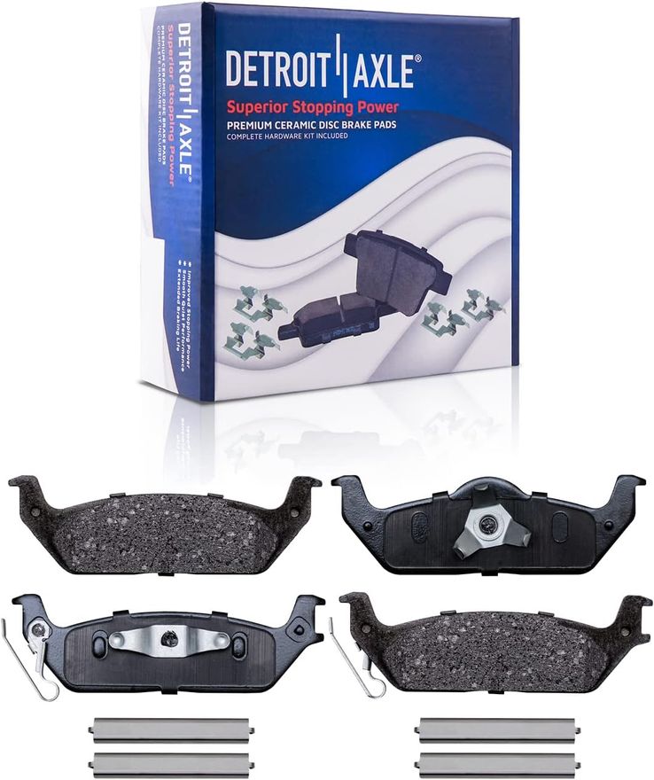 Rear Ceramic Brake Pad - P-1012 x2