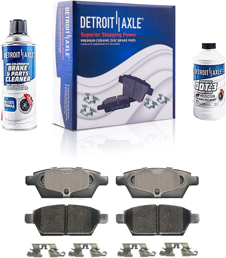 Rear Ceramic Brake Pad - P-1161 x2