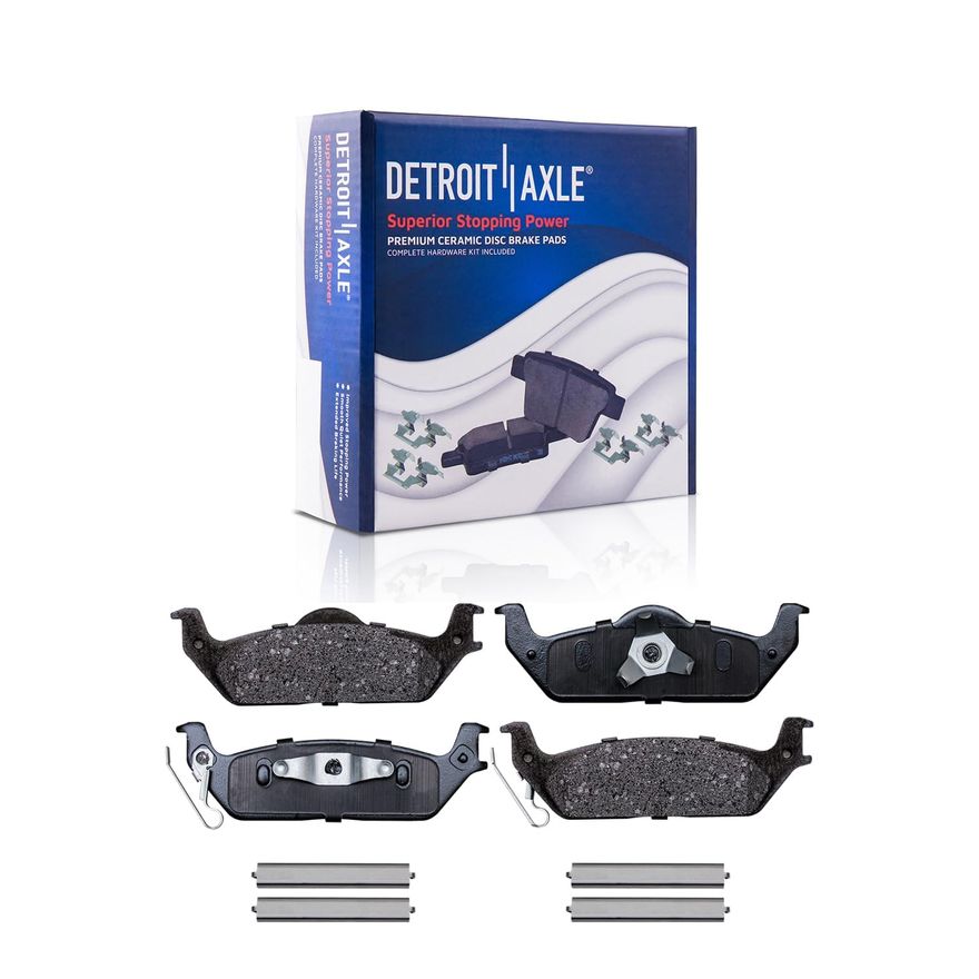 Rear Ceramic Brake Pads - P-1012 x2
