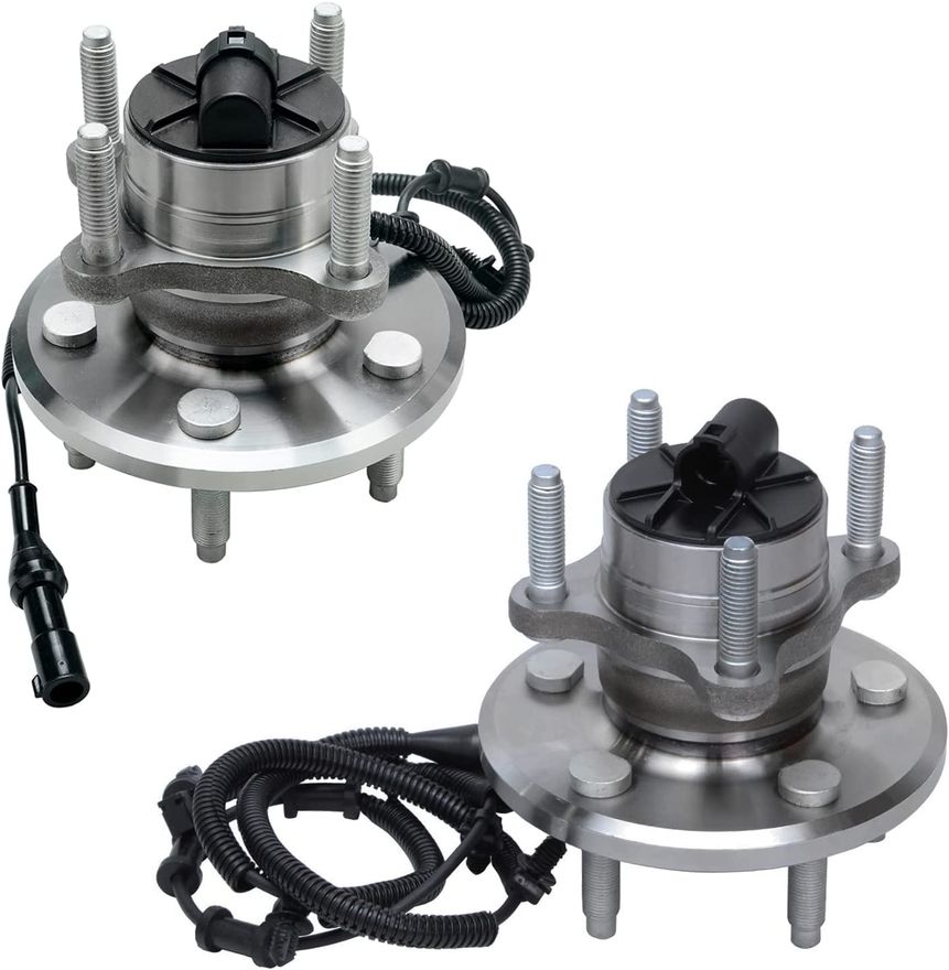 Rear Wheel Hub and Bearings - 512312_512313