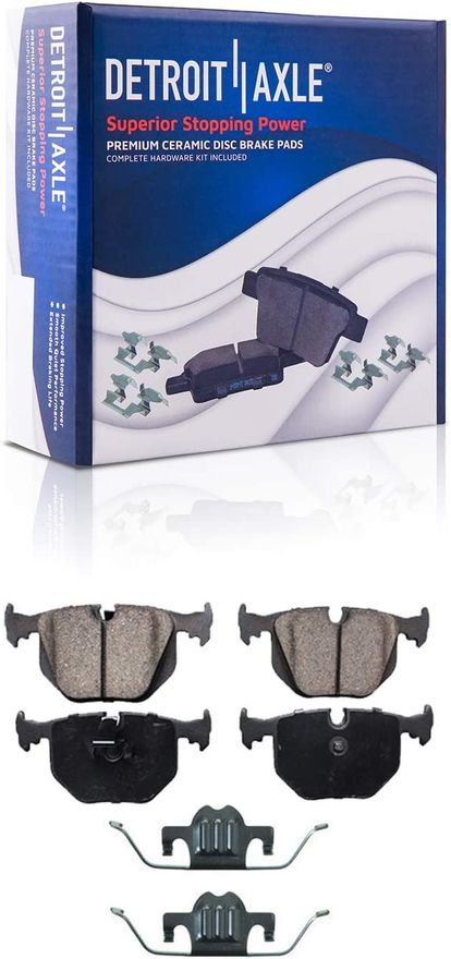 Rear Ceramic Brake Pads - P-1042 x2