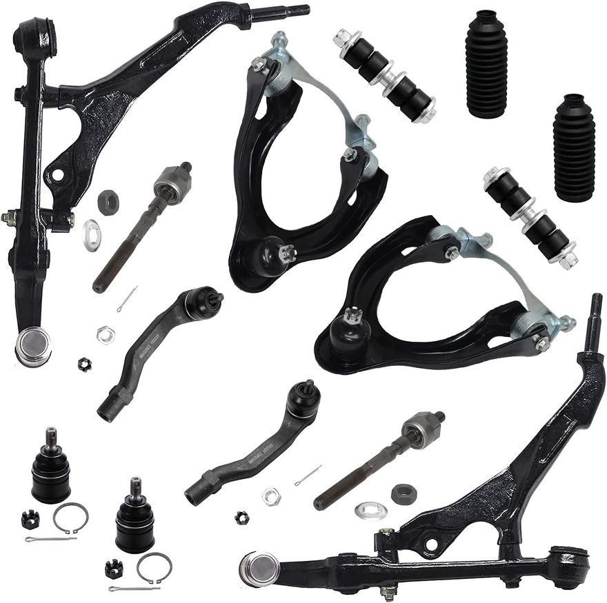 お取り寄商品 Detroit Axle - 14pc Front Upper Control Arms w/Ball