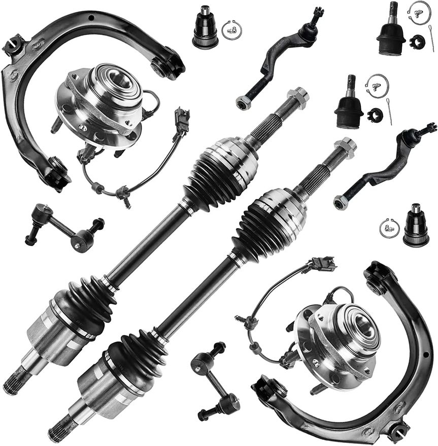 Main Image - Front CV Axles Control Arms