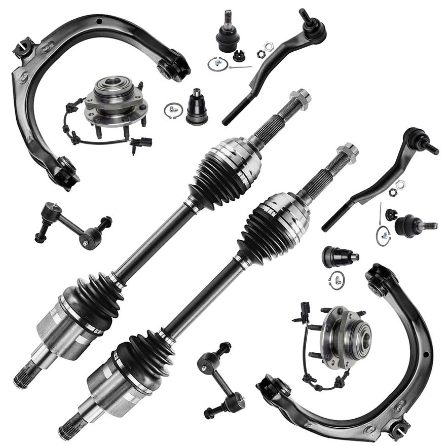 Main Image - Front CV Axles Control Arms Kit