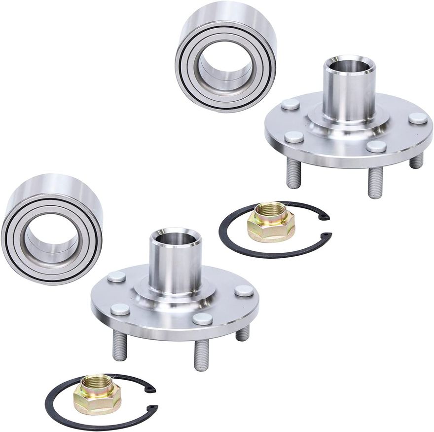 thumbnail image 2 of Detroit Axle 16pc Front Lower Control Arm & Wheel Hub Kit For 2002-2003 Toyota Camry ES300 3.0L 2 of 6