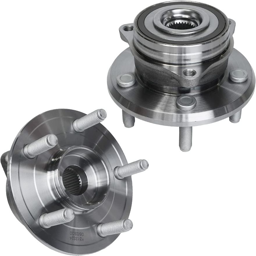 Front Wheel Hub and Bearings - 513324 x2