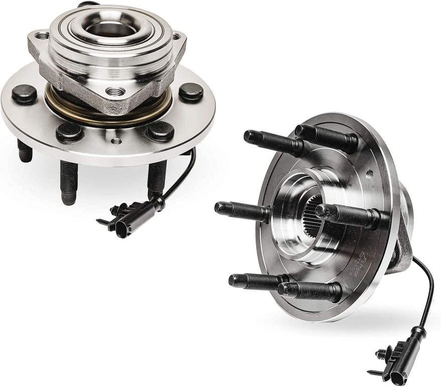 Front Wheel Hub and Bearings - 515096 x2