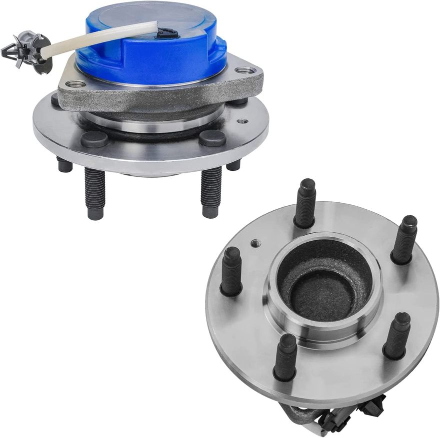 Front Rear Wheel Hub and Bearing - 512246 x2