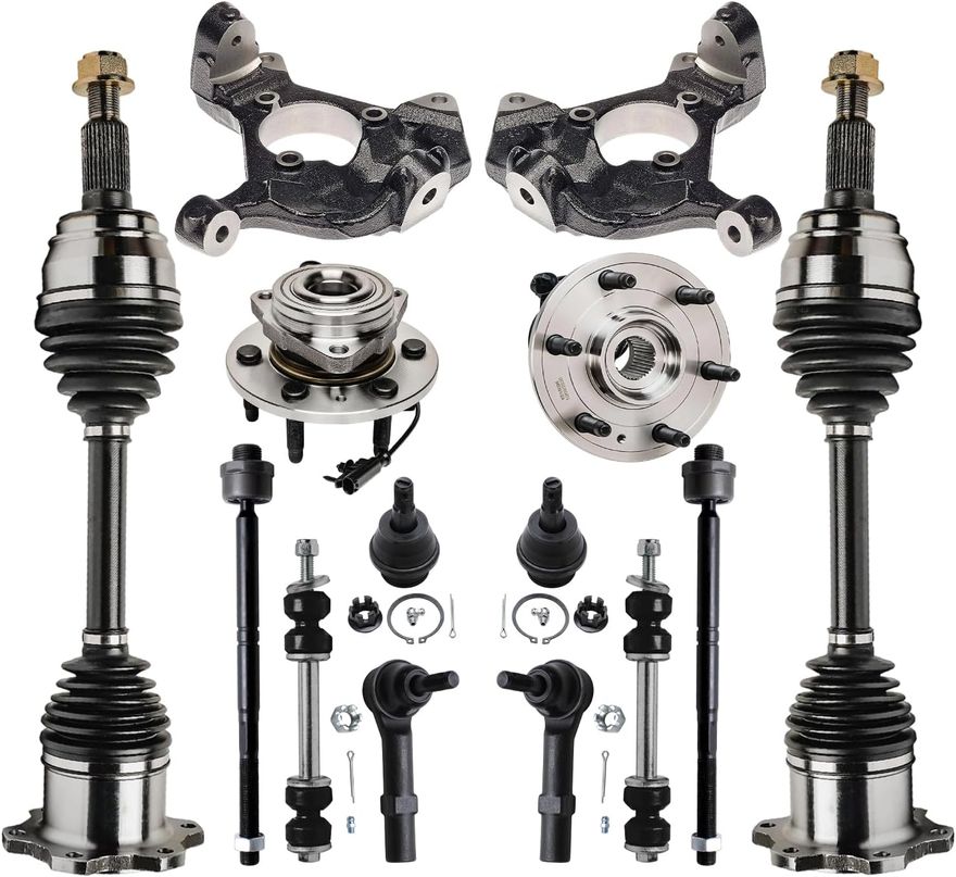 Main Image - Front CV Axles Knuckles Kit