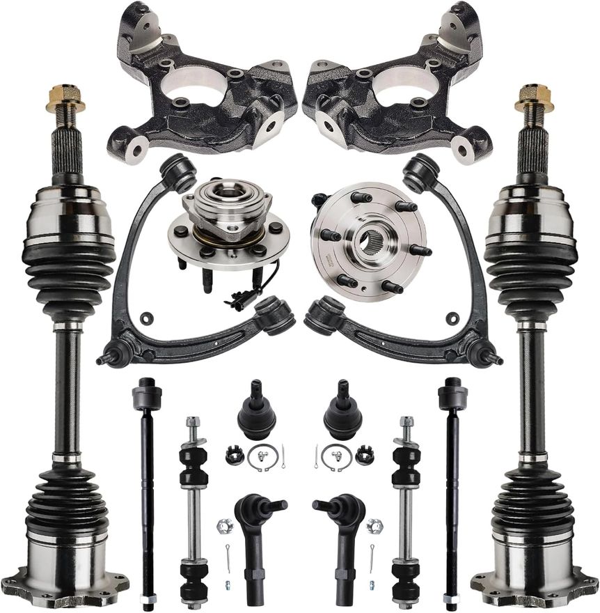 Main Image - Front CV Axles Control Arms Kit