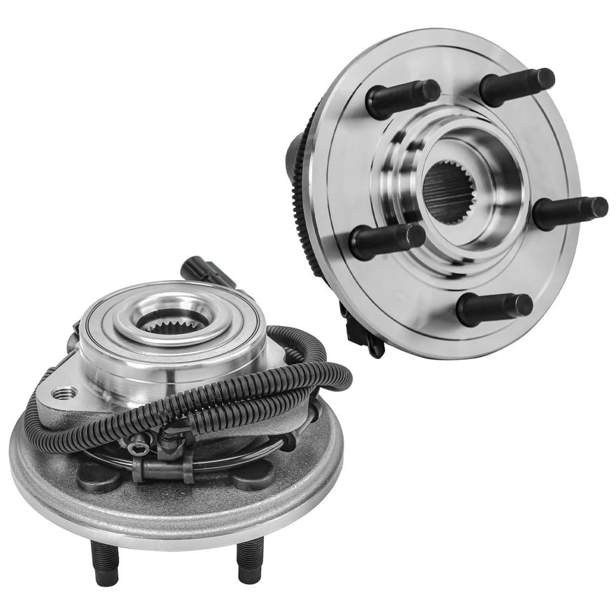 Front Wheel Hub and Bearings - 515050 x2