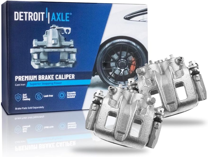 2001 Mitsubishi Montero Pair Front Brake Calipers (Remanufactured)