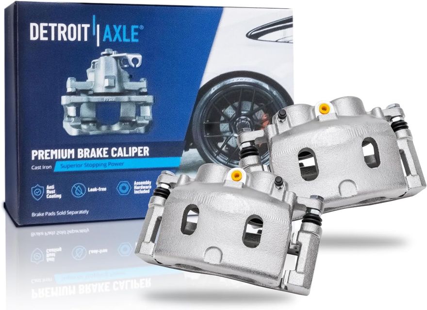 Pair Front Brake Calipers (Brand New)
