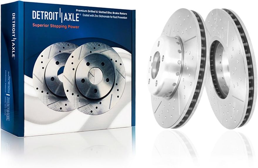 Main Image - Rear Drilled Brake Rotors