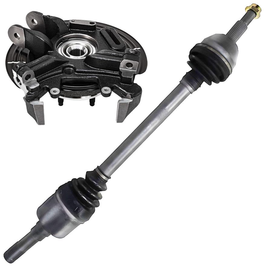 Main Image - Rear Right CV Axle Knuckle & Hub