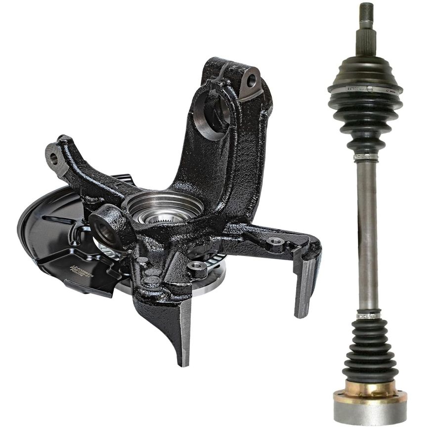 Main Image - Front Left CV Axle Knuckle & Hub