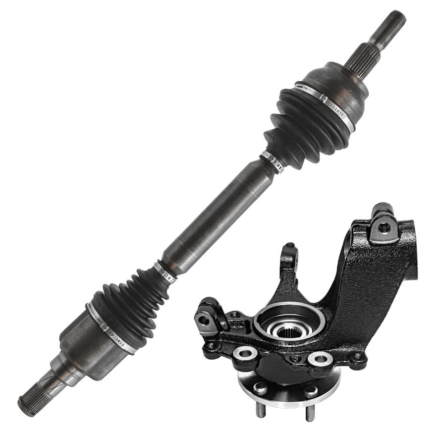 Main Image - Front Left CV Axle Knuckle & Hub