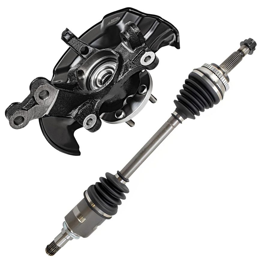 Main Image - Front Left CV Axle Knuckle & Hub