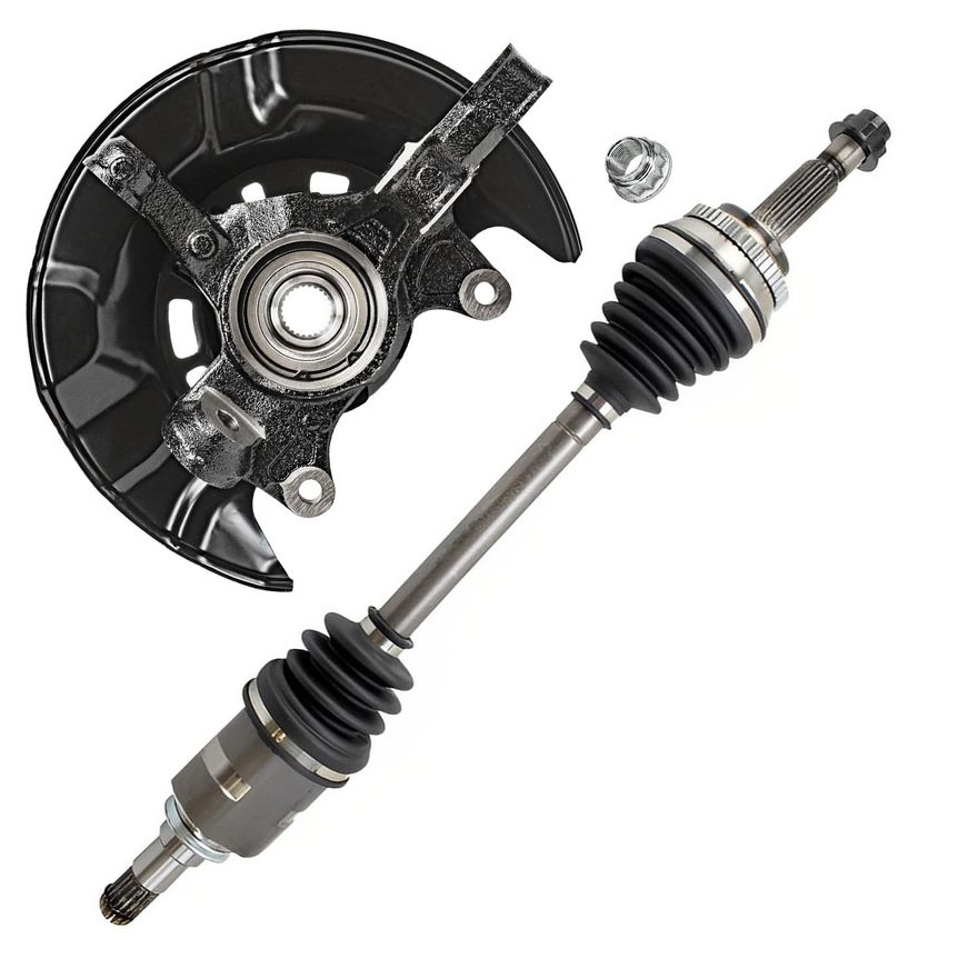 Main Image - Front Left CV Axle Knuckle & Hub