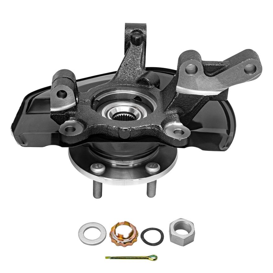 Front Left Knuckle & Wheel Hub - KA698411