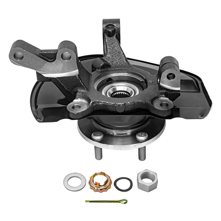 Front Left Knuckle & Wheel Hub - KA698411