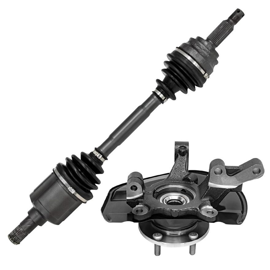 Main Image - Front Left CV Axle Knuckle & Hub