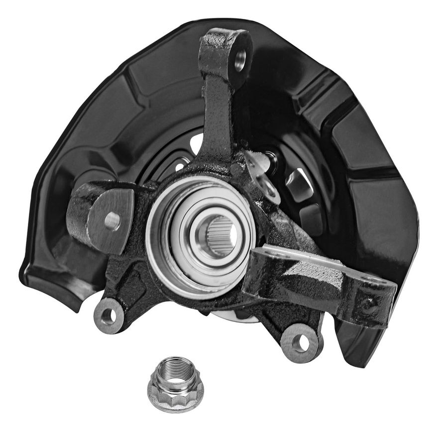 Front Left Knuckle & Wheel Hub - KA698429