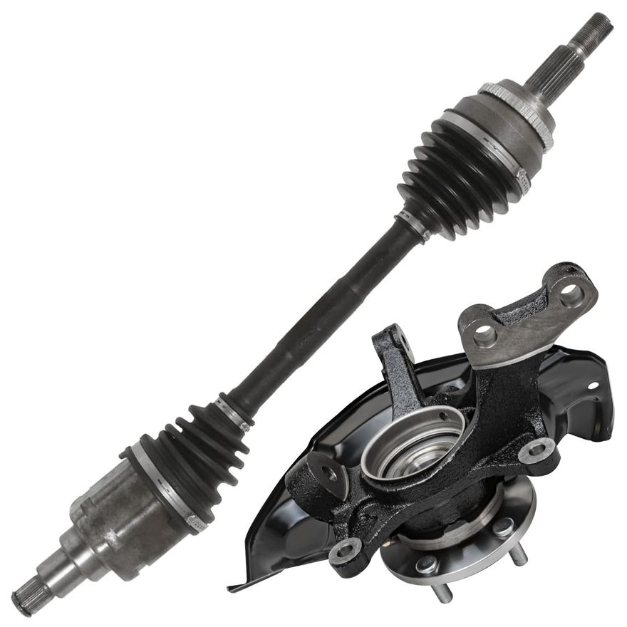 Main Image - Front Left CV Axle Knuckle & Hub