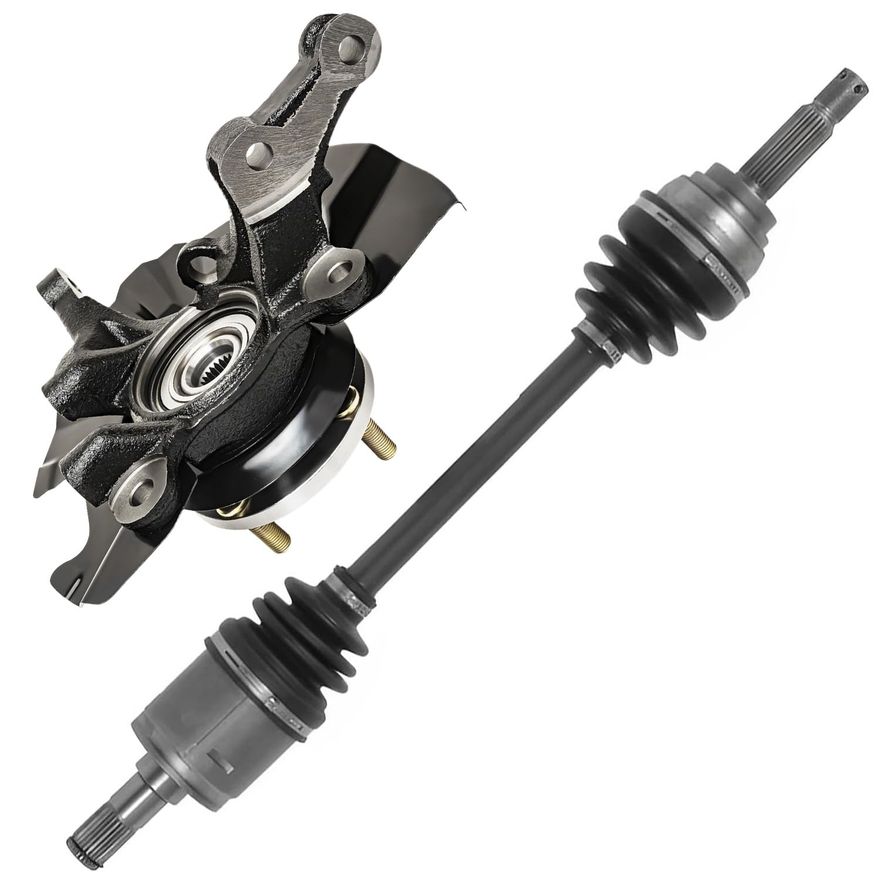 Main Image - Front Left CV Axle Knuckle & Hub