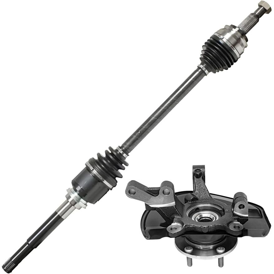 Main Image - Front Right CV Axle Knuckle Hub