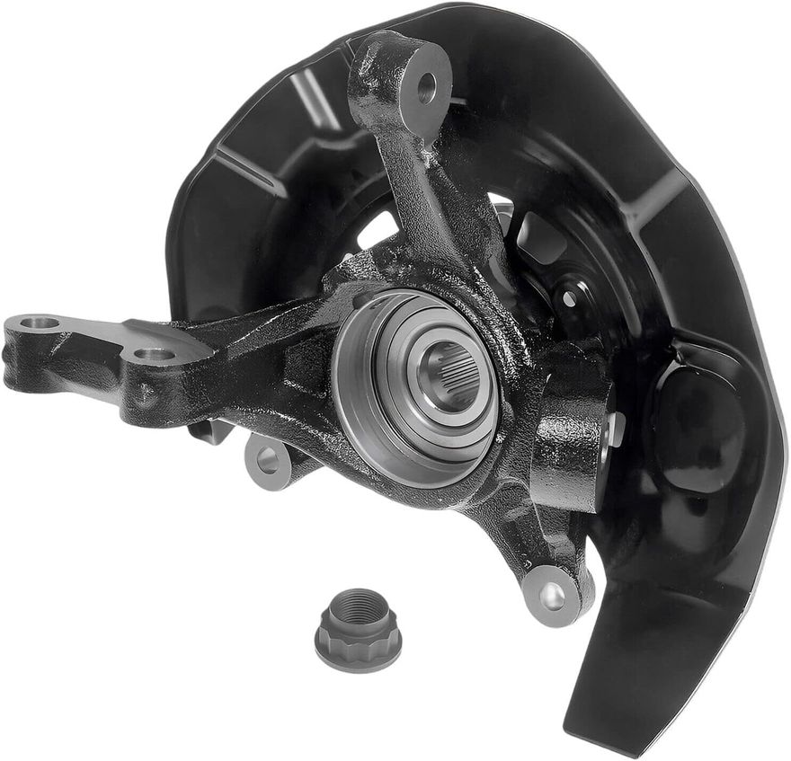 Front Right Knuckle & Wheel Hub - KA698442