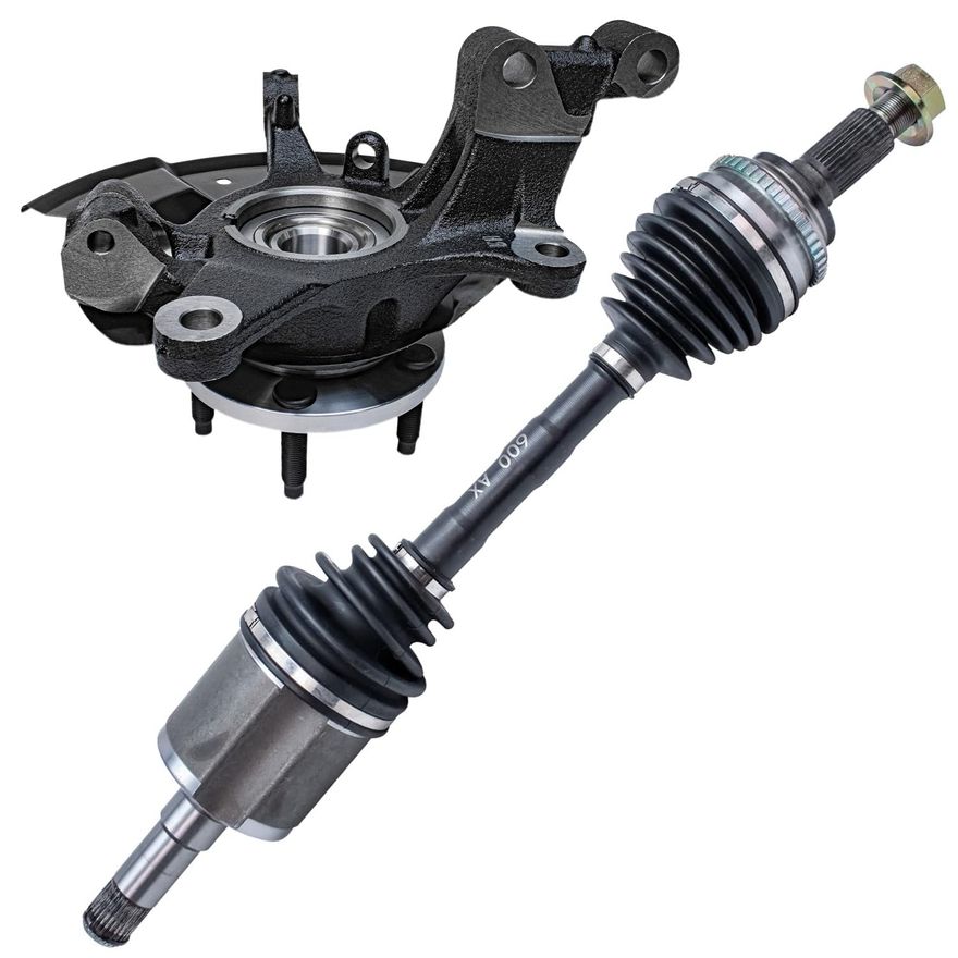 Main Image - Front Left CV Axle Knuckle & Hub