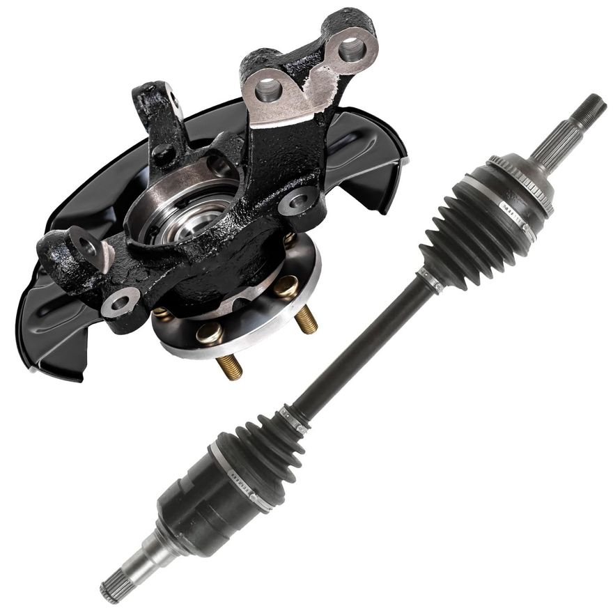 Main Image - Front Left CV Axle Knuckle & Hub