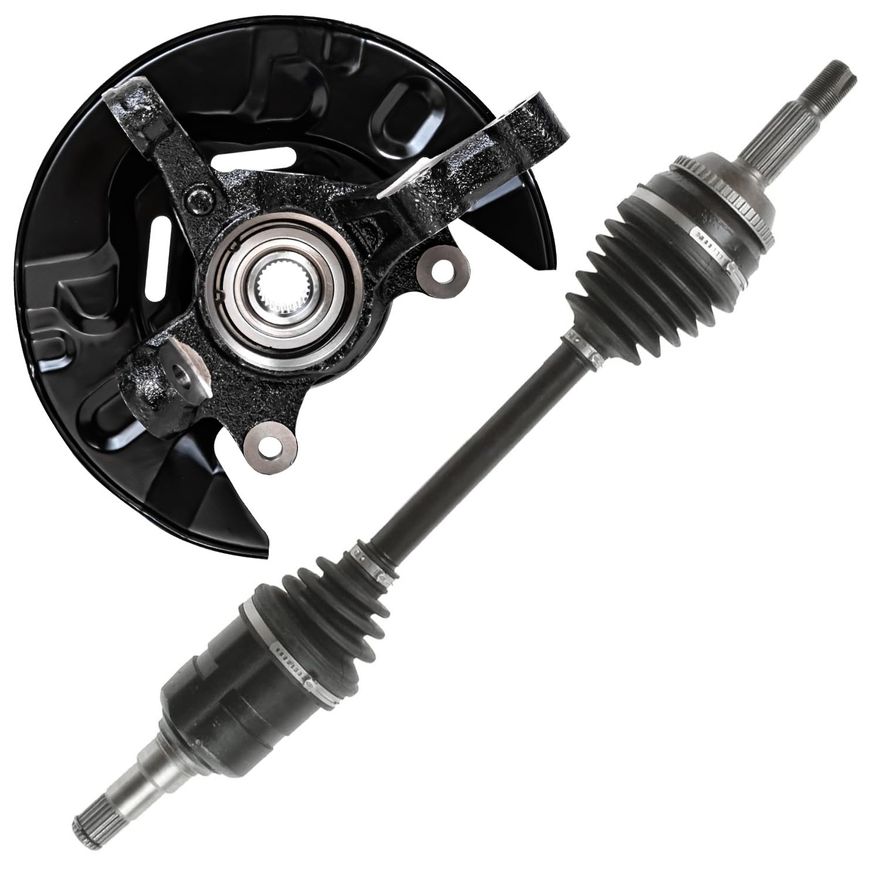 Main Image - Front Left CV Axle Knuckle & Hub