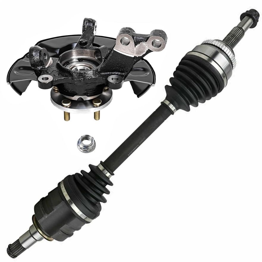 Main Image - Front Left CV Axle Knuckle & Hub