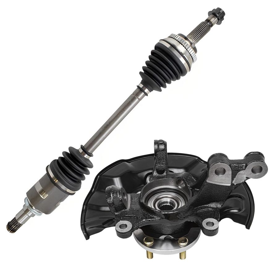 Main Image - Front Left CV Axle Knuckle & Hub