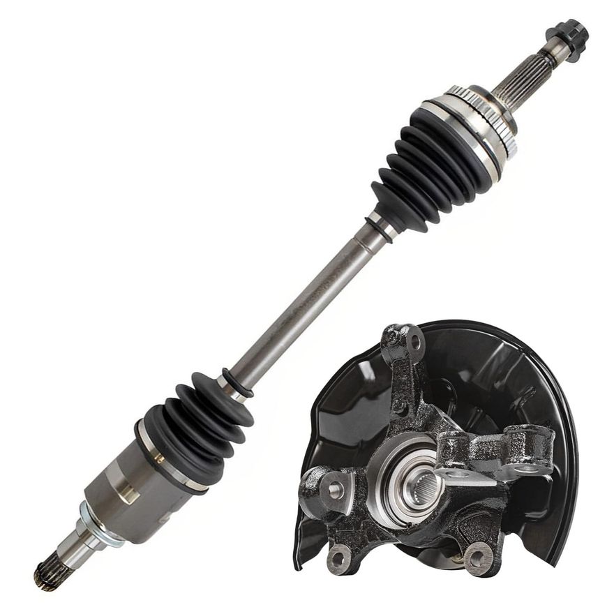 Main Image - Front Left CV Axle Knuckle & Hub