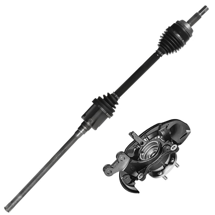 Main Image - Front Right CV Axle Knuckle Hub