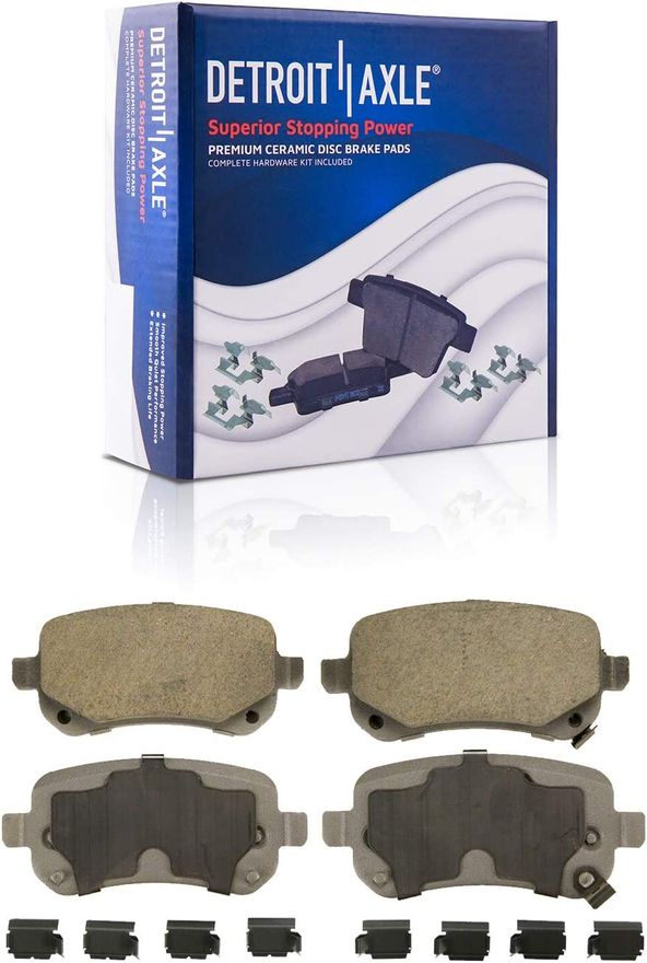 Rear Ceramic Brake Pads - P-1326 x2