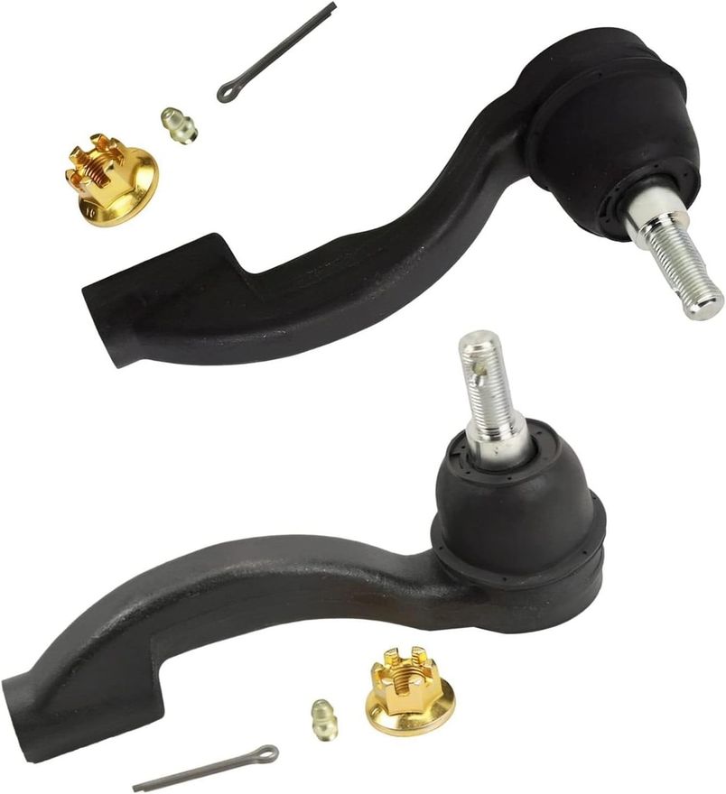 Front Electric Steering Rack and Pinion Outer Tie Rods Suspension Kit