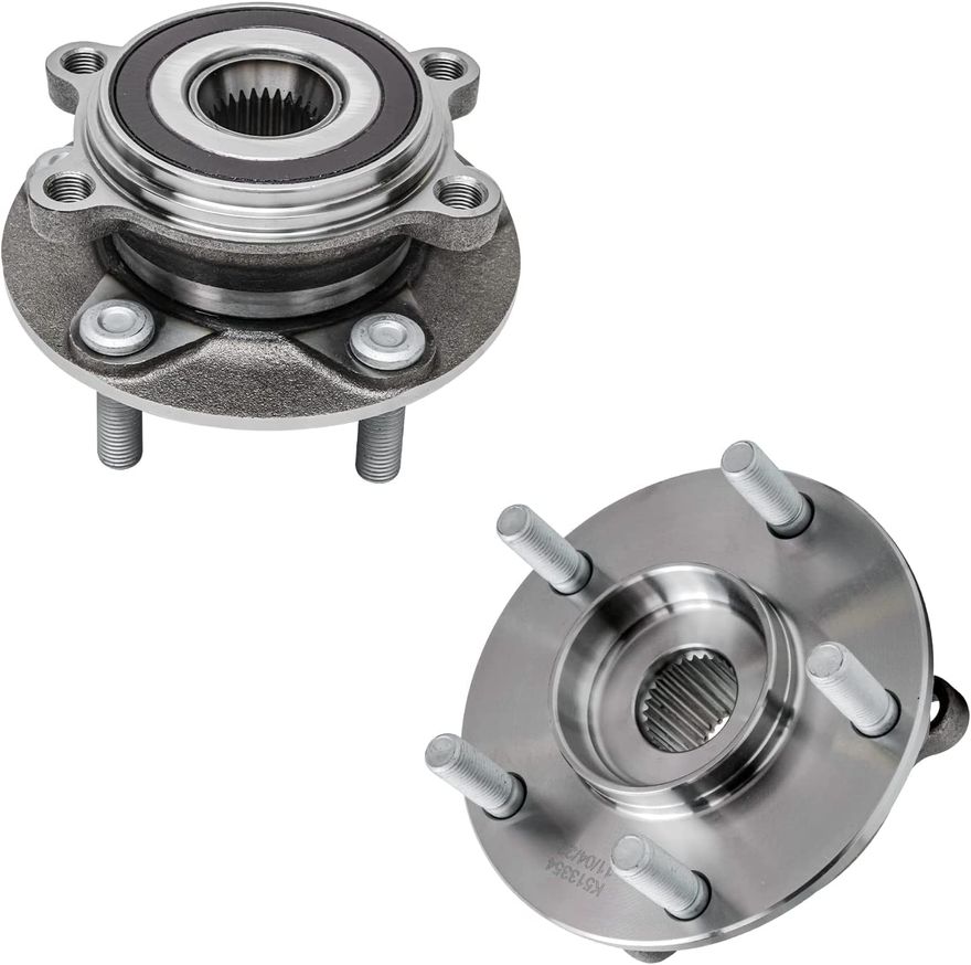 Front Wheel Hub and Bearings - 513354 x2