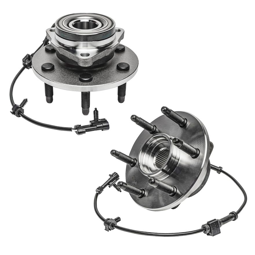 Front Wheel Hub and Bearings - 515036 x2
