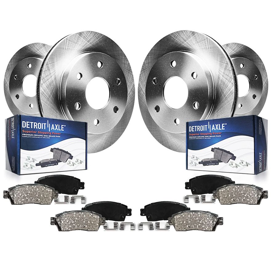 Main Image - Front Rear Rotors Brake Pads